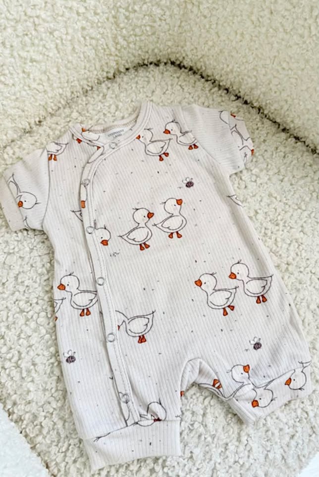 Tutina neonato Nova fantasia paperotti cotone 100%