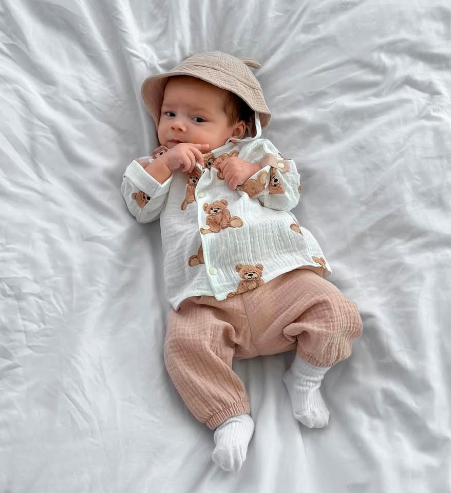 Sky Teddy - coordinato neonato con orsetti